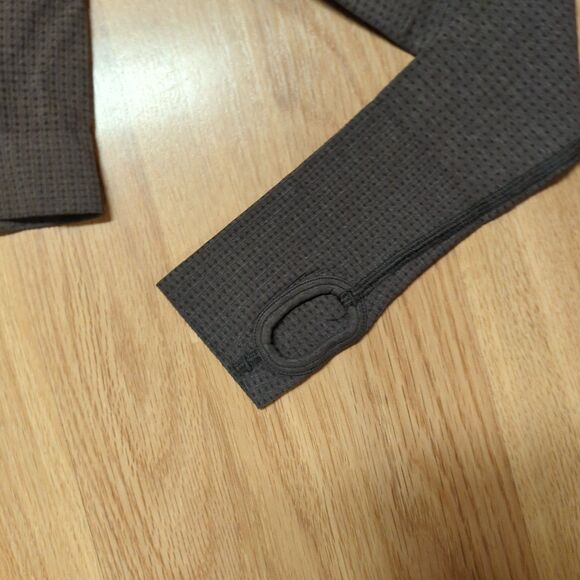Gymshark Vital Crop Top Womens XS Brown Long Sleeve Seamless Workout Compression - Picture 4 of 7